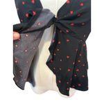 SheIn Cami Baby Doll Top Y2K Hearts Cropped Bow Front Halter Valentine SZ SM  Photo 5