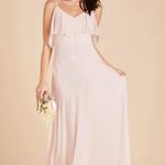 Birdy Grey  Jane Convertible Chiffon Dress In Pale Blush Photo 4