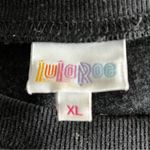 LuLaRoe Cruise 2007 Black Long Sweatshirt Photo 5