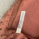 Free People Large Boho Short Dress Rust Bohemian Hippie Vacation Photo 10