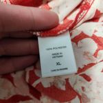 Pacific&Co NY& red Floral Pleated Surplice Sleeveless Blouse Size XL Photo 6