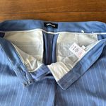 EXPRESS  Blue Pinstripe Boot Cut Pants Photo 1