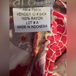 Globe Trotter clothing of Bali colorful floral wide leg pull on pants Pink Size L Photo 3