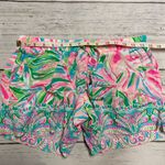 Lilly Pulitzer Katia Pull On Shorts Croc My World Size Small Photo 1