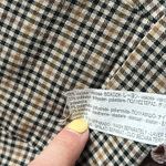 ZARA : Brown Plaid Ruffled Dress Pant Photo 5