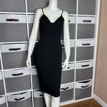 Lulus Exclusive Don't Tell 'Em Black Bodycon Midi Dress Size Small Photo 2