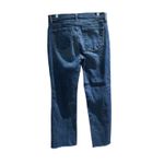 L’agence Jordan Cropped Straight High Rise Classic Vintage Destruct Denim Jeans Blue Size 28 Photo 1