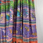 LeMieux M Cotton Boho Fish Maxi Skirt Orange Size M Photo 3
