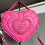 Juicy Couture  Pink Heart Crossbody Bag Quilted Purse Gold Hardware NWT Photo 3