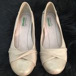 Bare traps hidden wedge, foam soles metallic flats Photo 3