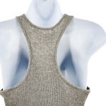 Free People Beat It Jumper Ribbed FP Beach Jumpsuit Racerback Athleisure Gray Photo 7