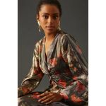 Anthropologie Caballero Deep V-Neck Maxi Dress Size XS. B-2 Photo 1