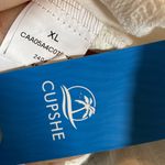 Cupshe  White Plunging Smocked Waist Cover Up Dress Crochet Lace Trim Size XL Photo 6