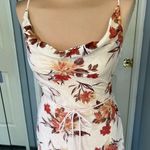 Here Comes the Sun  Floral Velvet Cowl Neck Mini Dress Photo 3