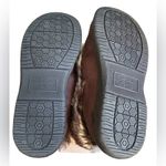 Slipper Shoes Brown Tan Faux Fur Trim Size US Size 8 Indoor/Outdoor Soles. NWOT Photo 4