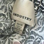 Industry Black and White Floral Wrap Mini Skirt Size XS Photo 6