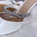 White Rhinestone heels Size undefined Photo 3
