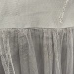 Paige Hayley Formal Dress Fit N Flare Gray Sleeveless Halter Neckline Size 10 Photo 5