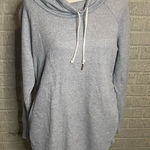 Isabel Maternity Womens Gray Cowl Neck Sparkle Sweatshirt Size Large Photo 0