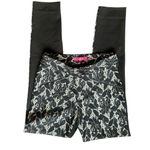 Catherine Malandrino  black pants size 4 - 29” black lace with nude underlay​ Photo 1