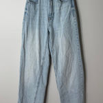 PacSun 90's Boyfriend 100% Cotton Light Wash Denim Raw Hem High Rise Jeans 23 Photo 0