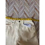 BDG  Urban Outfitters High Rise Wide Leg Corduroy Pants Size 27 Cream Retro Fall Photo 4