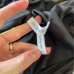 BCBGeneration BCBG Black Draped Plunge Midi Cocktail Dress XS Photo 6