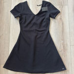 Armani Exchange  Black Textured Mini Dress Photo 0