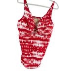 Cacique Red and White One Piece Swimsuit Women's Photo 6