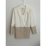 Something Navy  Color Block Blazer‎ NWT size large Photo 2