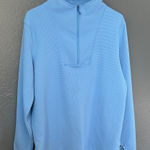 Eddie Bauer  Light Blue Quarter-Zip Sweatshirt Photo 0