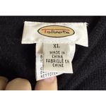 Talbots  XL /Large 2 Piece Black Embellished Button Front Knit Cardigan Tank Top Photo 4