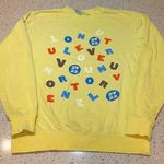 Harry Styles Love on Tour Crewneck Sweatshirt, size small Yellow Photo 0