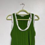 Pilcro  Green Ribbed Racerback Tank Top Sz S Photo 1