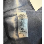 Sundry New Tie Dye Straight Leg Lounge Pockets Sweatpants Blue 2 Photo 6