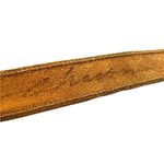 Chacon western Leather belt with solid Brass buckle size 30 Brown Photo 1