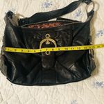 B. Makowsky Leather Shoulder Bag Black Photo 10