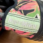 Converse Murrmiku Tropical Flower Print Low Top Sneakers Black Coral Green 7.5 Photo 7