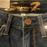 Seven7 NWT  Women's Sunset Bermuda Dark Wash Denim Shorts 4 Vacation Basic Travel Photo 4