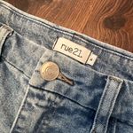 Rue 21 Light Blue Distressed Denim Cut-Off Shorts – Size 4 Photo 1