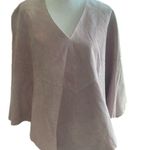 New Decoded Leather Blush Pink Women’s Poncho Size L Photo 0