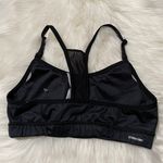 Adidas Sports Bra Striped Gray Black Womens Photo 4