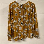 Any Body Women’s Puff Sleeve Blouse with Tie Front and 3/4 Sleeves Size XL Black Photo 2