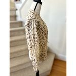 Rails Cream & Brown Lydia Blouse Puma Leopard Print Photo 2