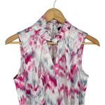 Halogen Twist Neck Sleeveless Blouse size Small Magenta Pink Photo 2