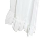 MISA Los Angeles MISA Sandersun Ruffled One Shoulder Cotton Midi Dress White Size S NWT Photo 11
