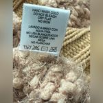 Love Tree  Camel High Neck Full Zip Faux Fur Sweater. Photo 9