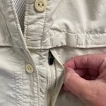 L.L.Bean  Womens Size Medium Yellow Sleeveless Button Down Nylon Top Shirt Gorp Photo 2