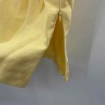 Tahari Arthur S Levine Blazer Tank Set Womens 4 Yellow Linen Rayon Pockets Photo 12
