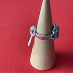 Bomb Party RBP6851 “Good Risk To Take” Quartz/Tourmaline on Rhodium Sz7 Ring NWT Photo 1